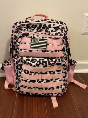 5.11 Tactical Pink and Black Leopard Print Backpack